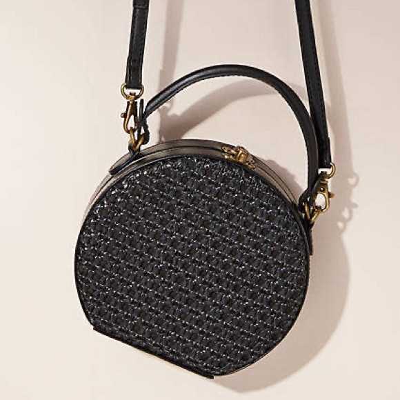 Anthropologie Serena Woven Circle Bag - Picture 1 of 6